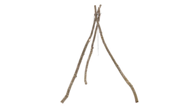 Bushcraft DIY bålstativ