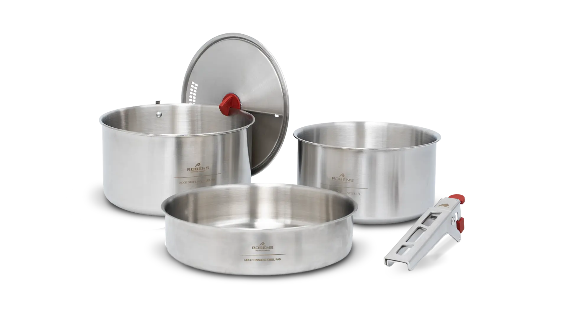 Ridge set cuisson acier inoxydable